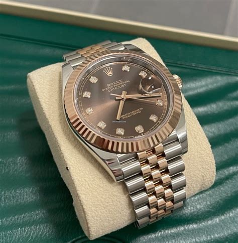 rolex date just brown|rolex diamond datejust.